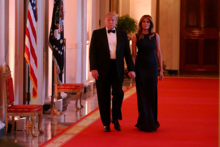 U.S. President Donald Trump hosts the White House Historical Association Dinner