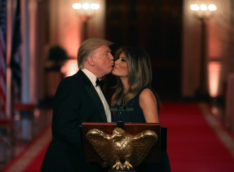 President Donald Trump And First Lady Melania Host The White House Historical Association Dinner