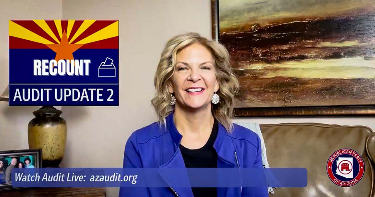 Arizona Gop Chairwoman Kelli Ward Gives Update On Maricopa County