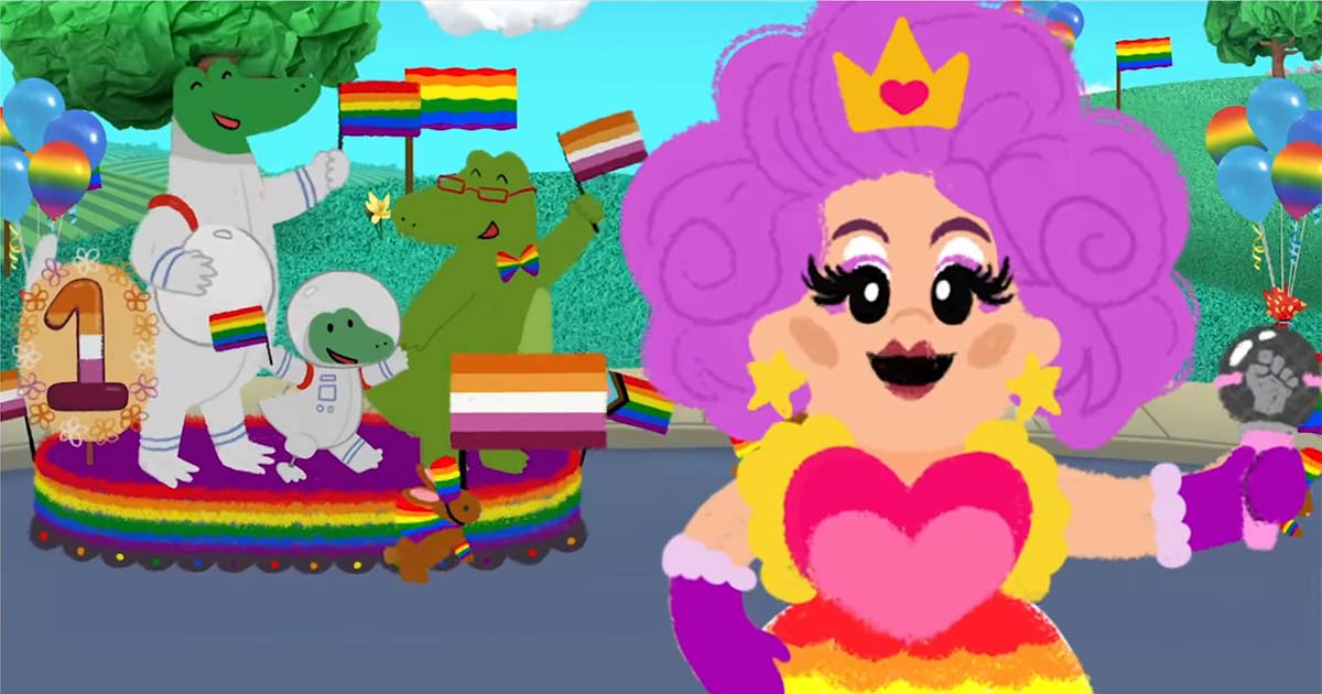 Drag Queen on #39 Blue #39 s Clues #39 Sings to Kids about #39 Two Daddies #39 #39 Two