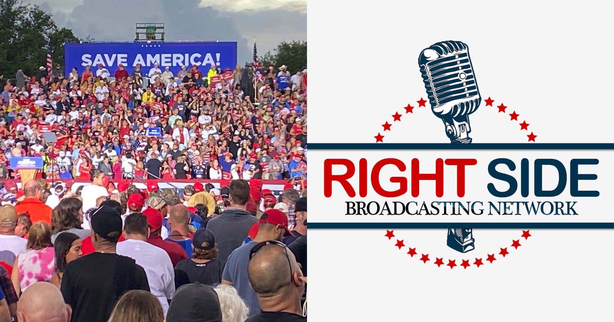 NEW RECORD RSBN Trump Rally Hit over 400,000 Live Viewers on Rumble