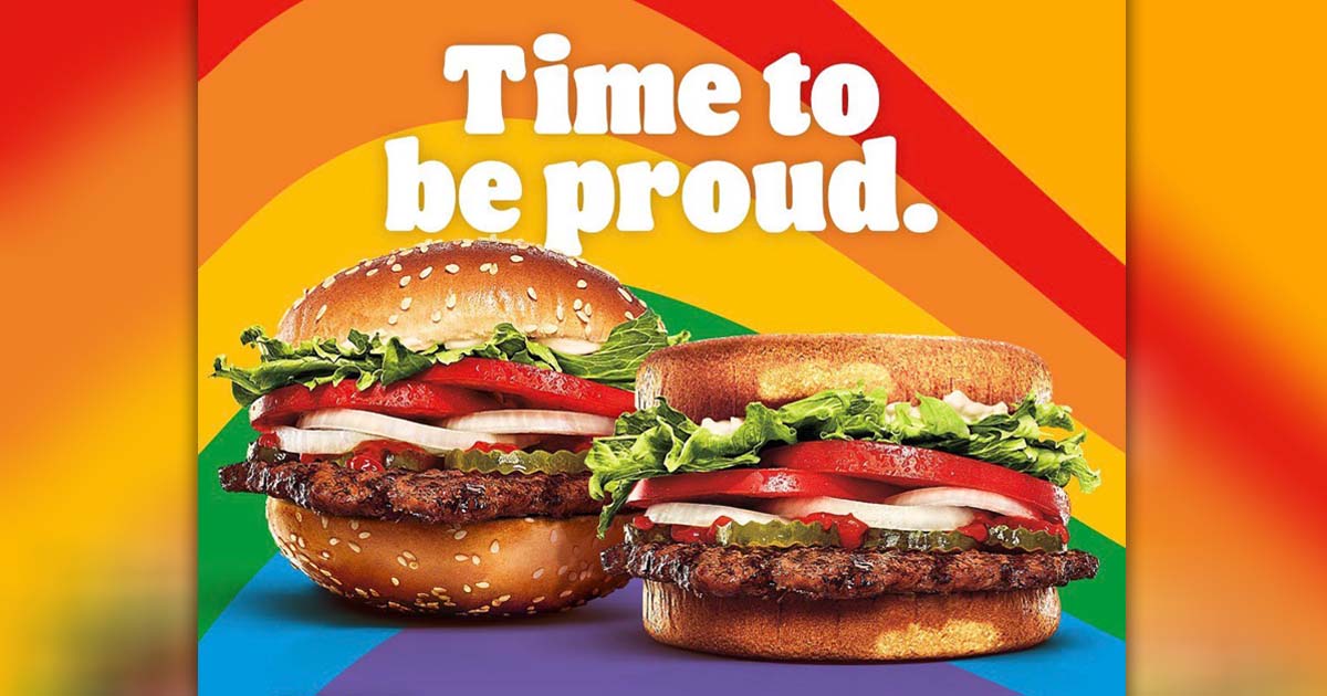 Burger King Debuts ‘Pride Whopper’ With Two Top Or Two Bottom Buns